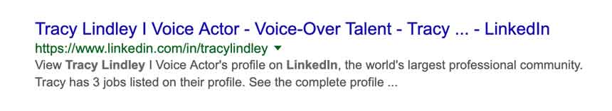 how to get voice over work using linkedin